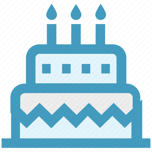 Birthday cake, cake, celebration, food, wedding cake icon - Download on Iconfinder