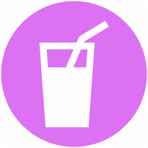 Drink, glass, juice, straw, water, water glass icon - Download on Iconfinder