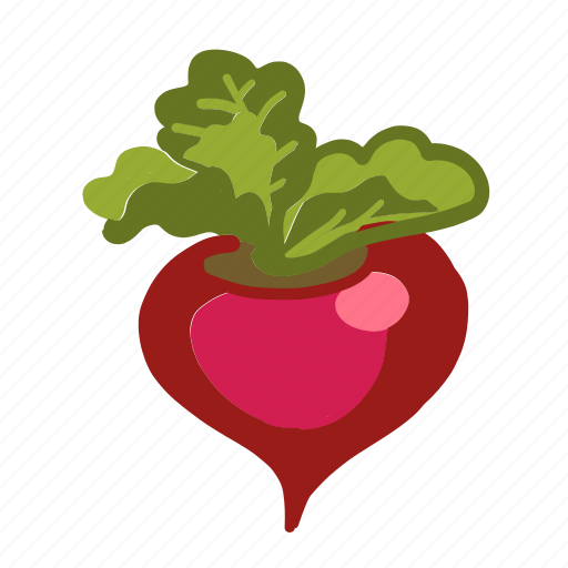 Color, food, radish, vegetable, beetroot, vegan icon - Download on Iconfinder