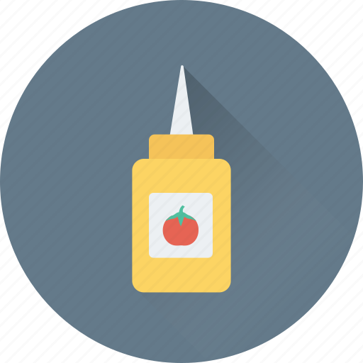 Ketchup, ketchup bottle, kitchen, sauce, squeeze bottle icon - Download on Iconfinder