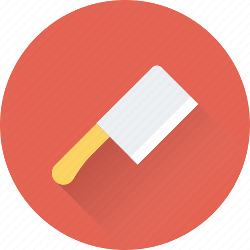 Butcher cleaver, butcher knife, cleaver, cutting tool, meat cleaver icon - Download on Iconfinder