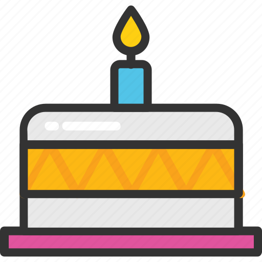 Bakery food, birthday cake, cake, dessert, food icon - Download on Iconfinder