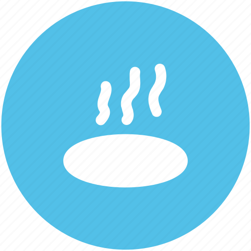 Cooker on fire, cooking, hot food, meal, steam icon - Download on Iconfinder