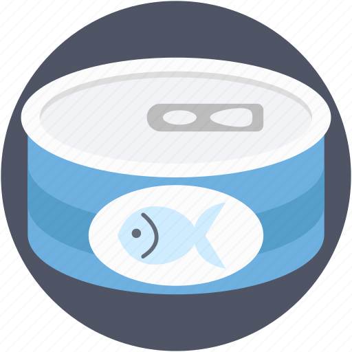 Canned fish, food, preserved food, seafood, tinned fish icon - Download on Iconfinder