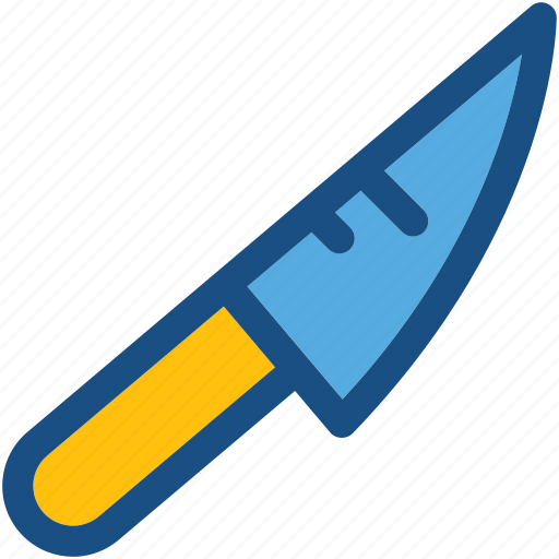 Chef knife, cutlery, cutting tool, kitchen utensil, knife icon - Download on Iconfinder