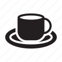 coffee, cup, drink, mug, plate