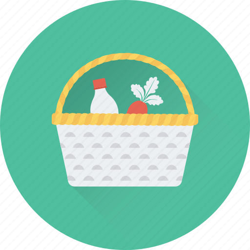 Basket, food, fruit, grocery, supermarket icon - Download on Iconfinder