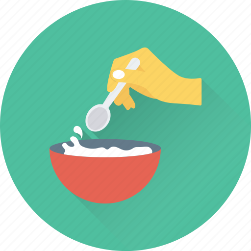 Bowl, cooking, kitchen, seasoning, spoon icon - Download on Iconfinder