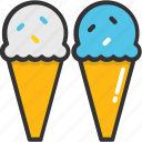 dessert, frozen food, ice cone, ice cream, snow cone 