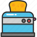 electronics, kitchen appliance, toast, toast machine, toaster 