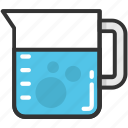 beaker, ewer, kitchen utensil, measuring jug, water jug