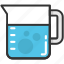 beaker, ewer, kitchen utensil, measuring jug, water jug 