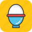 boiled egg, breakfast, egg, egg cup, egg server 