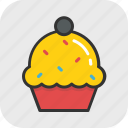 bakery, cupcake, dessert, food, muffin