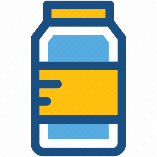 Bottle, food bottle, food container, jam jar, jar icon - Download on Iconfinder