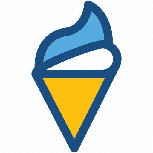 Download Cone, cup cone, ice cone, ice cream, snow cone icon
