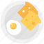 bread slice, breakfast, food, fry egg, toast 