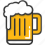 alcohol, beer, beer mug, chilled beer, drink 