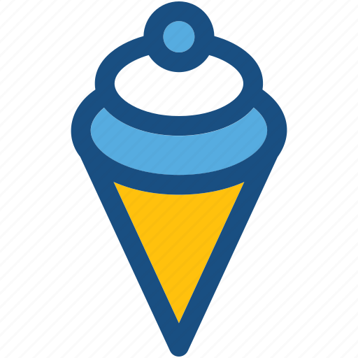 Download Cone, cup cone, ice cone, ice cream, snow cone icon ...