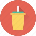 cold coffee, disposable, juice cup, smoothie, straw