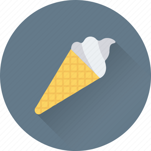 Cone, dessert, frozen, ice cone, ice cream icon - Download on Iconfinder