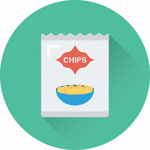 Chips, crisps, food, potato chips, snack icon - Download on Iconfinder