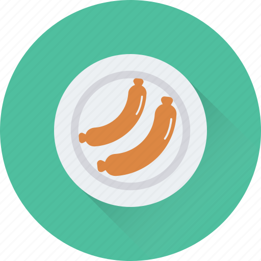 Barbecue, plate, roll, salami, sausage icon - Download on Iconfinder