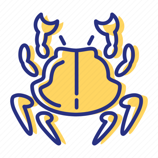 Crab, seafood, shellfish icon - Download on Iconfinder