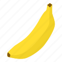 banana, fruit, yellow