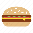 burger, fast food, food, hamburger