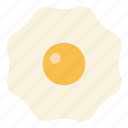 breakfast, egg, fried egg