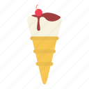 cone, cream, ice, ice cream
