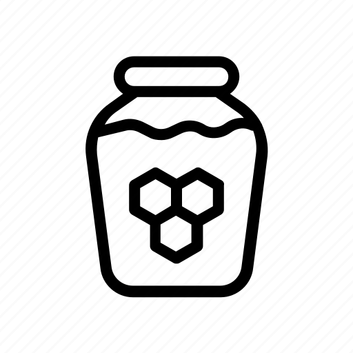 Honey, sweet, healthy, hexagon, herbal icon - Download on Iconfinder