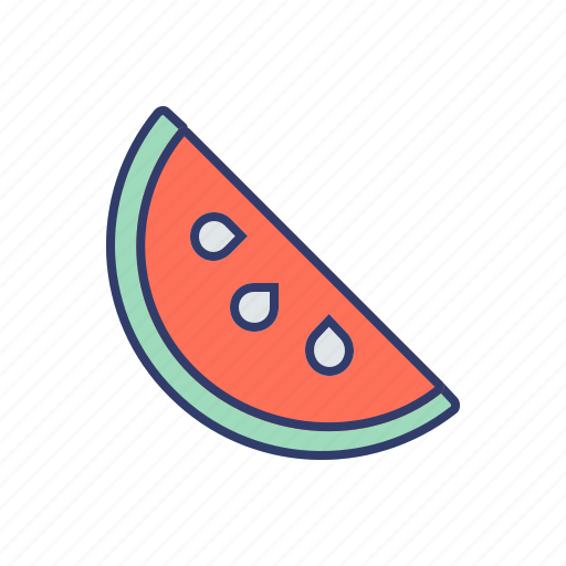 Watermelon, food, slice, healthy, tropical, summer, fresh icon - Download on Iconfinder