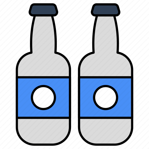 Wine bottles, alcohol, beer, whiskey, brandy icon - Download on Iconfinder
