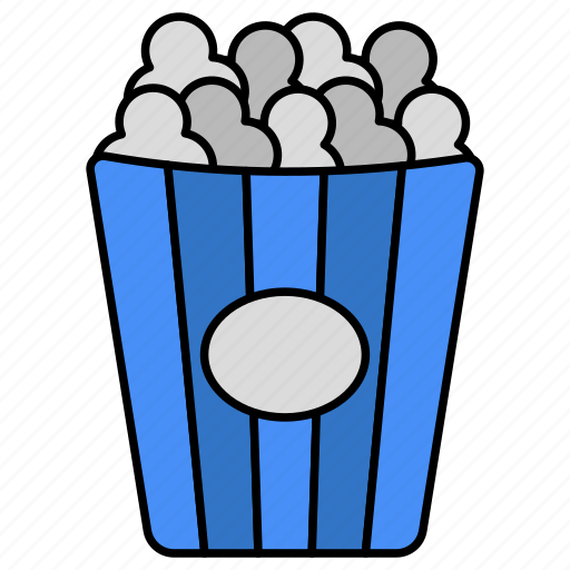 Popcorn bucket, edible, eatable, meal, food icon - Download on Iconfinder