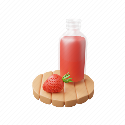 Strawberry juice, strawberry, healthy, fruity, nature, fruit, juice icon - Download on Iconfinder
