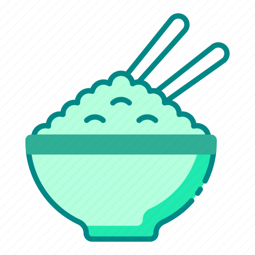 Rice, bowl, food, beverage, meal, restaurant, dessert icon - Download on Iconfinder