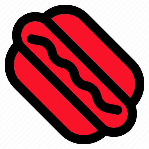 Hotdog, junk, food, sandwich, sausage icon - Download on Iconfinder