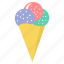 icecream, cone, cream, dessert, food, ice 