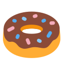 donut, doughnut, sweet, dessert, food, fastfood, emoj, symbol