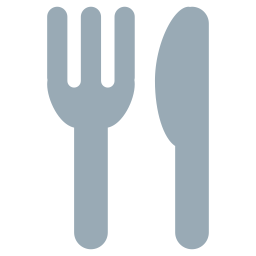 Fork, and, knife, cooking, kitchen, emoj, symbol icon - Free download