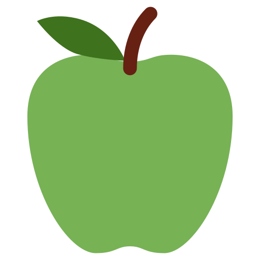 Green, fruit, emoj, symbol, food icon - Free download