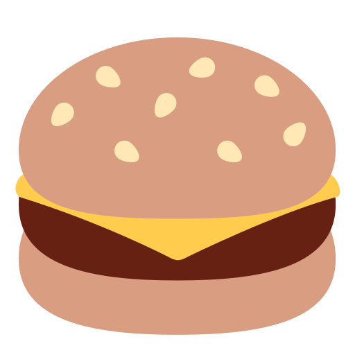 Hamburger, burger, fastfood, food, emoj, symbol icon - Free download