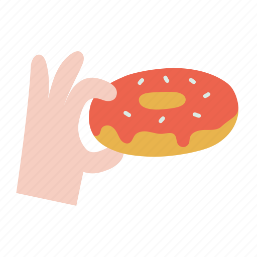Donut, bakery, dessert, doodle, food, sweet, tasty icon - Download on Iconfinder