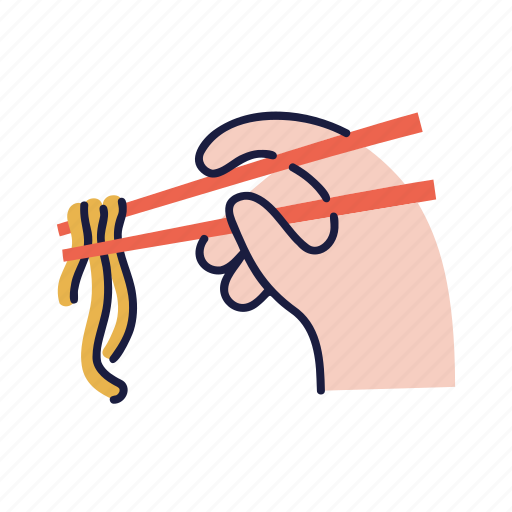 Noodles, asian, chinese, food, hand, doodle, ramen icon - Download on Iconfinder