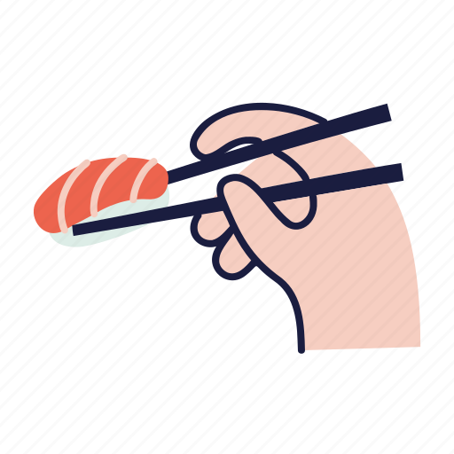 Sushi, japanese, food, japan, cuisine, chopsticks, hand icon - Download on Iconfinder