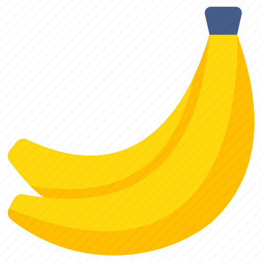 Banana, fruit, edible, nutrition diet, healthy meal icon - Download on Iconfinder