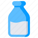 milk bottle, milk container, dairy bottle, glass bottle, preserved milk