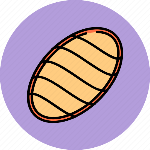 Braided, bread, breakfast, food, loaf, wheat icon - Download on Iconfinder